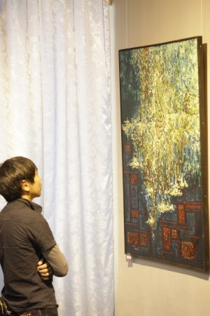 Вторая персональная выставка художника Шой Чурук