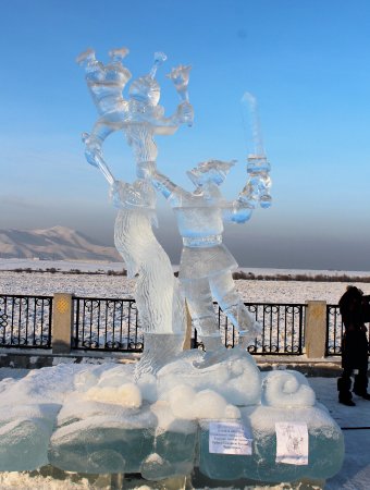Названы победители II открытого фестиваля-конкурса ледовых скульптур «Ледовая сказка в Центре Азии»