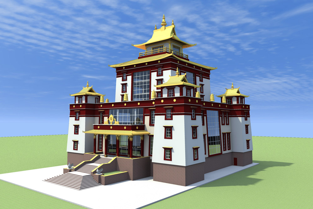 Благотворительная эстафета по сбору денежных средств на строительство буддийского храма в городе Кызыле