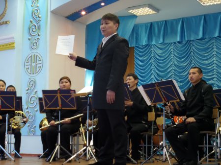 Духовой оркестр Правительства Тувы презентовал программу, посвященную 100-летию единения Тувы и России
