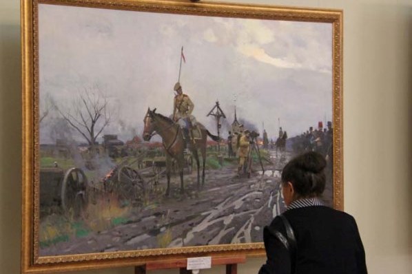 Выставка работ художников «Студии военных художников имени М.Б. Грекова»